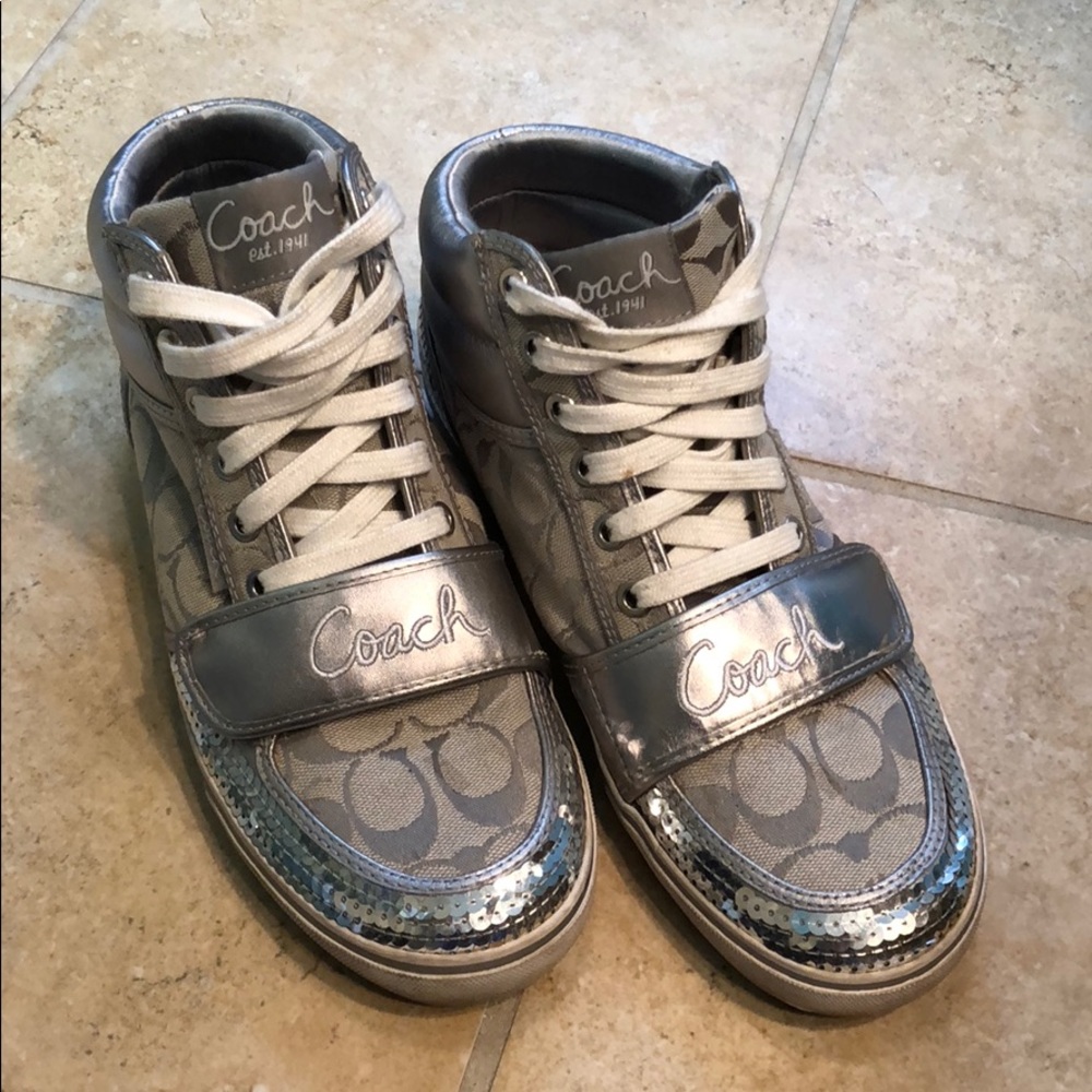 Authentic Coach High-Top Sneakers